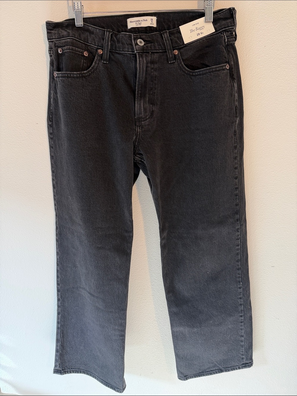Abercrombie & Fitch The Baggy Jean Black